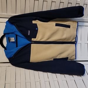 Patagonia Mens Shelled Zip Up Synchilla Hooded Jacket Size Small